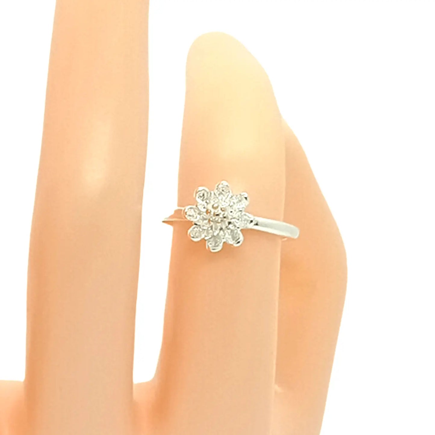 Anillo Ajustable Flor de Loto – Plata de Ley 925 - Bisutería Lola D