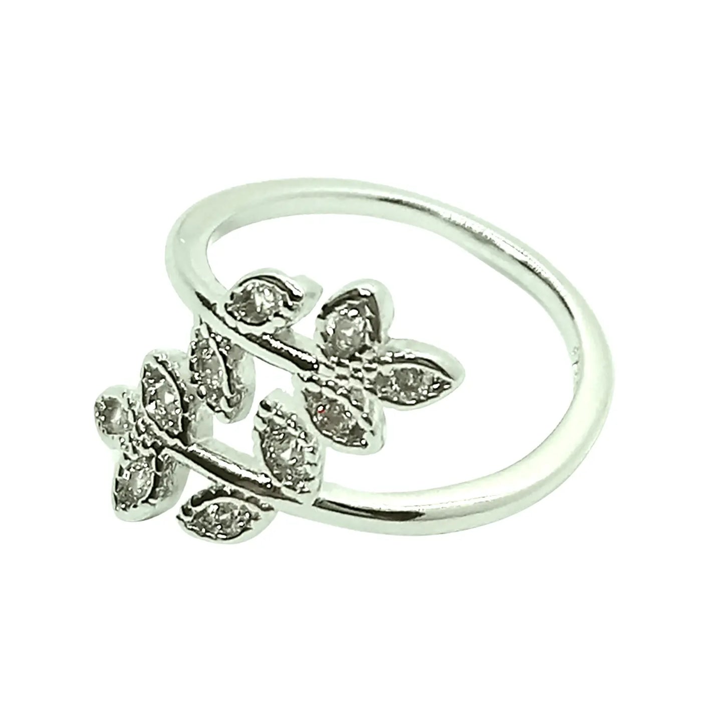 Anillo Hojas de Olivo - Plata de Ley 925
