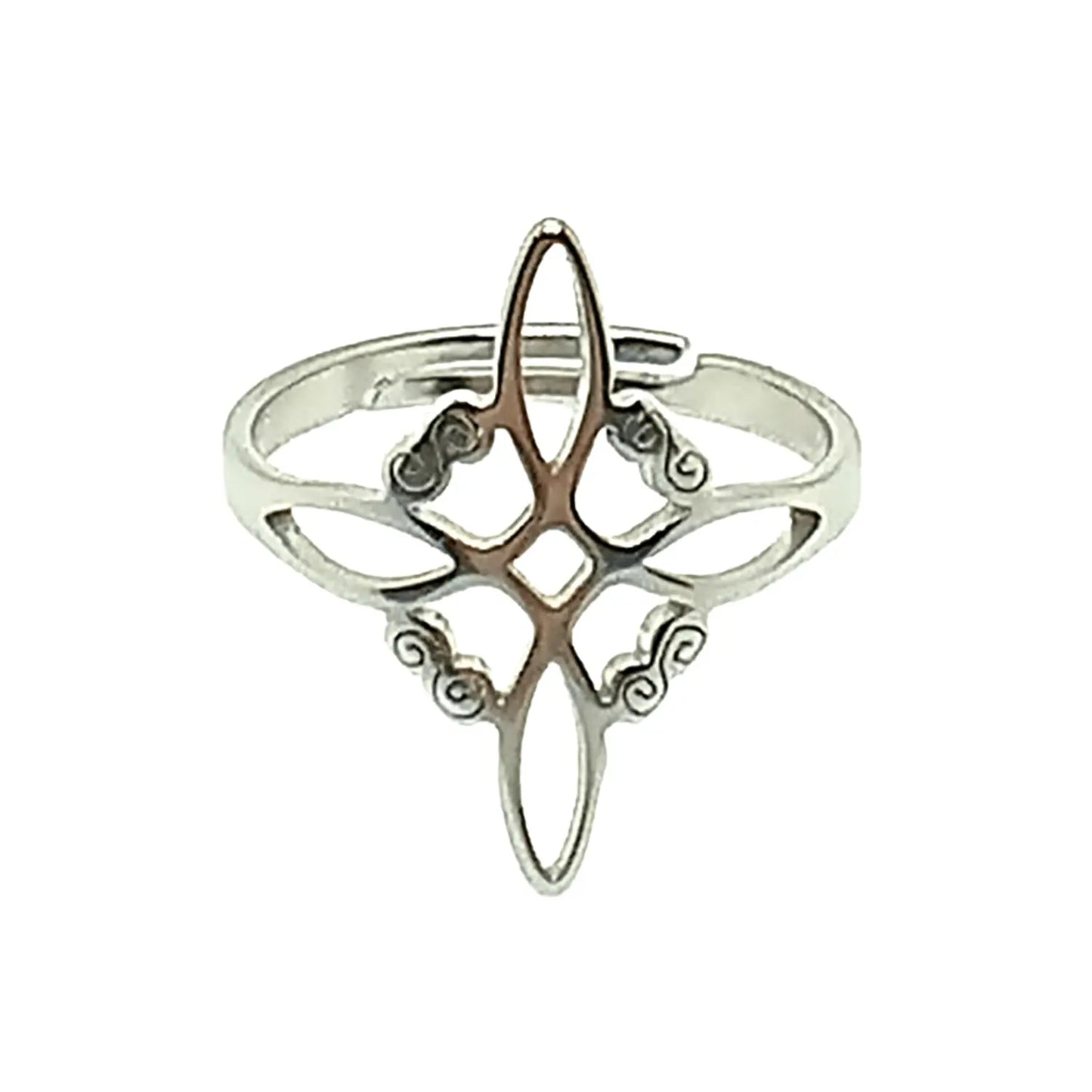 Anillo Nudo de Bruja Celta Irlandés - Ajustable