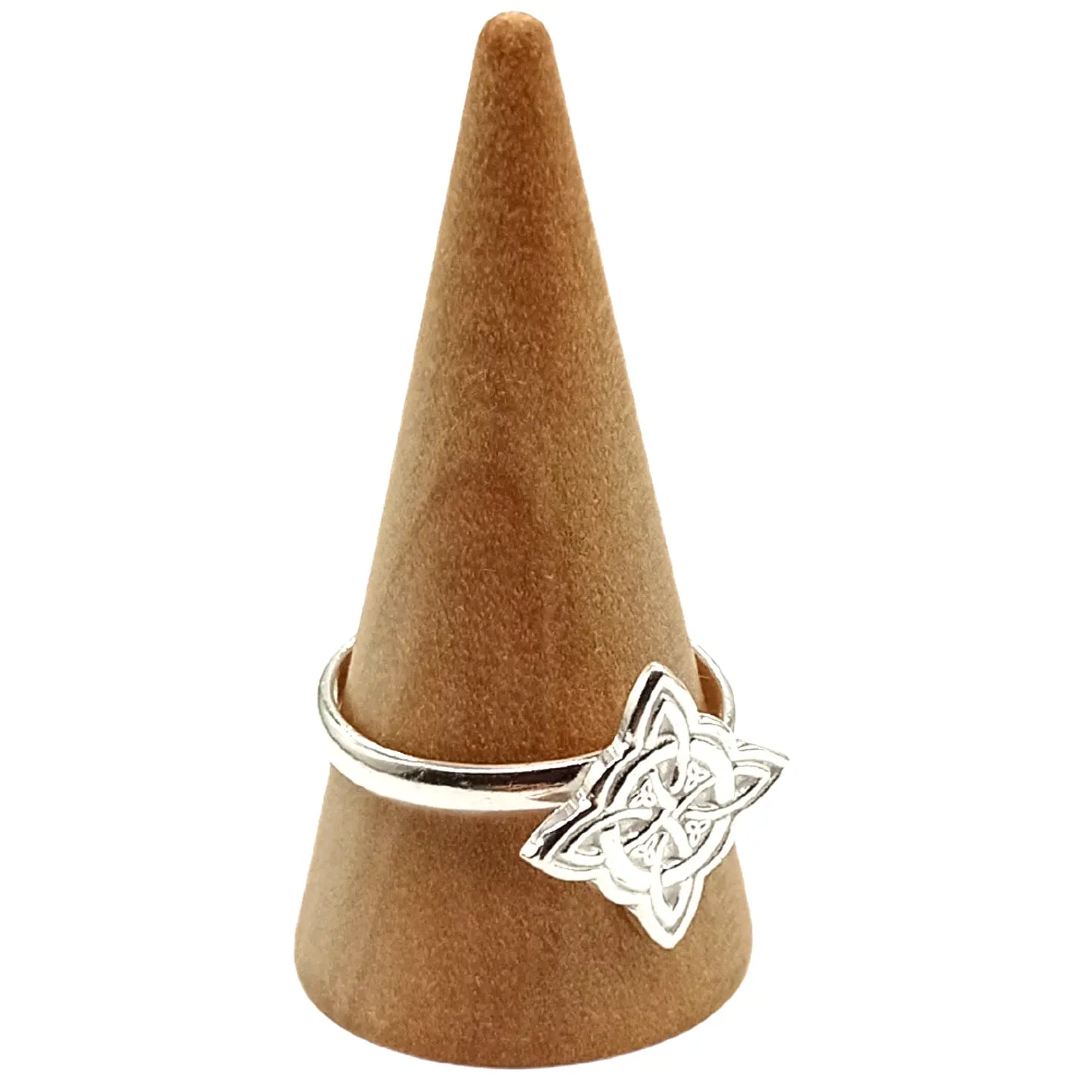Anillo Nudo de Bruja Plata Ajustable de Protección - Bisutería Lola C