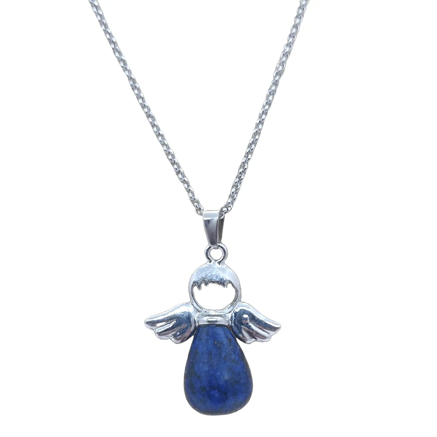 Colgante de Ángel Azul – Lapislázuli - Bisutería Lola A