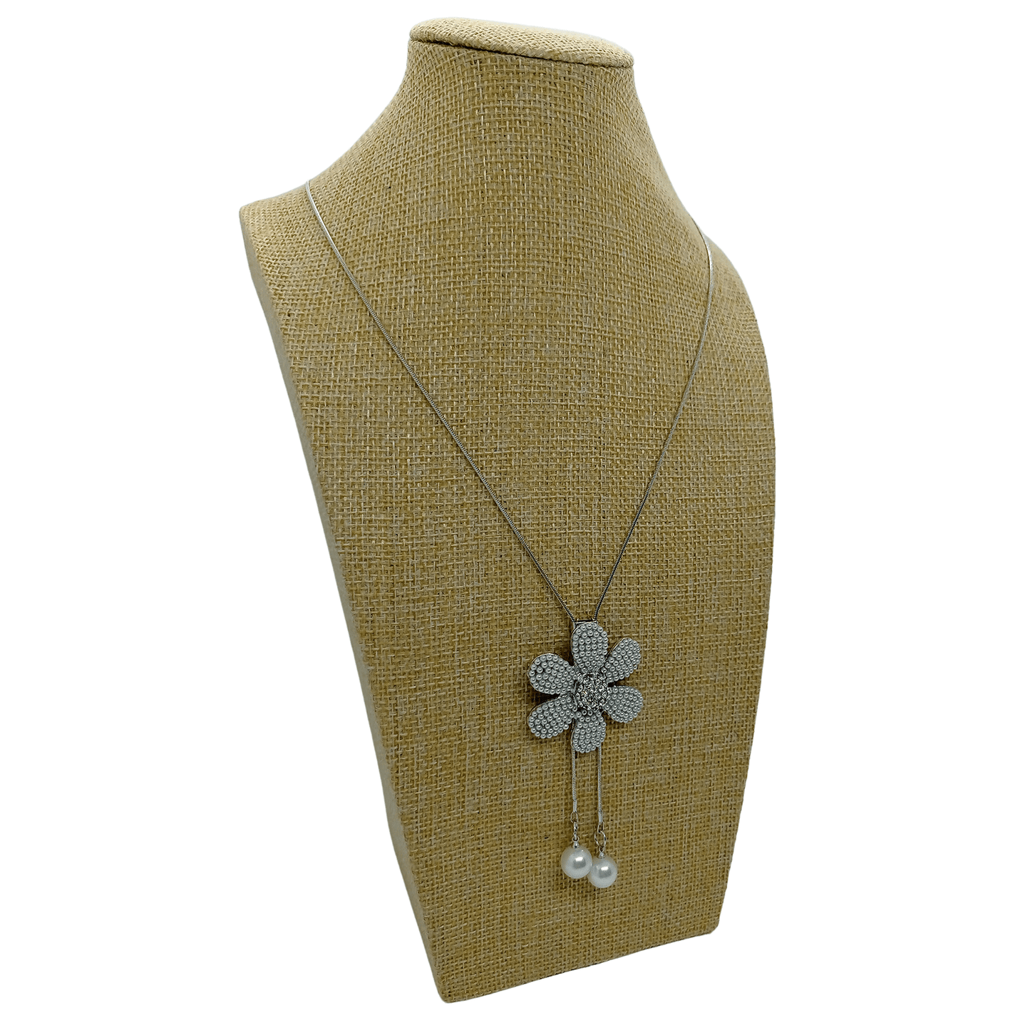 Collar Flor cristal de zircón