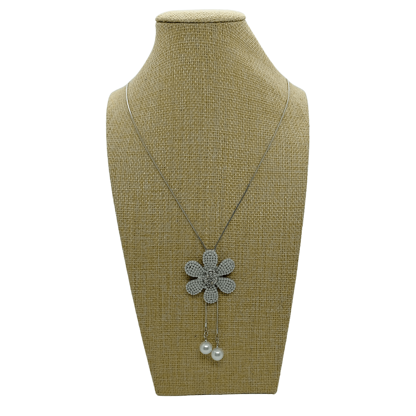 Collar Flor cristal de zircón