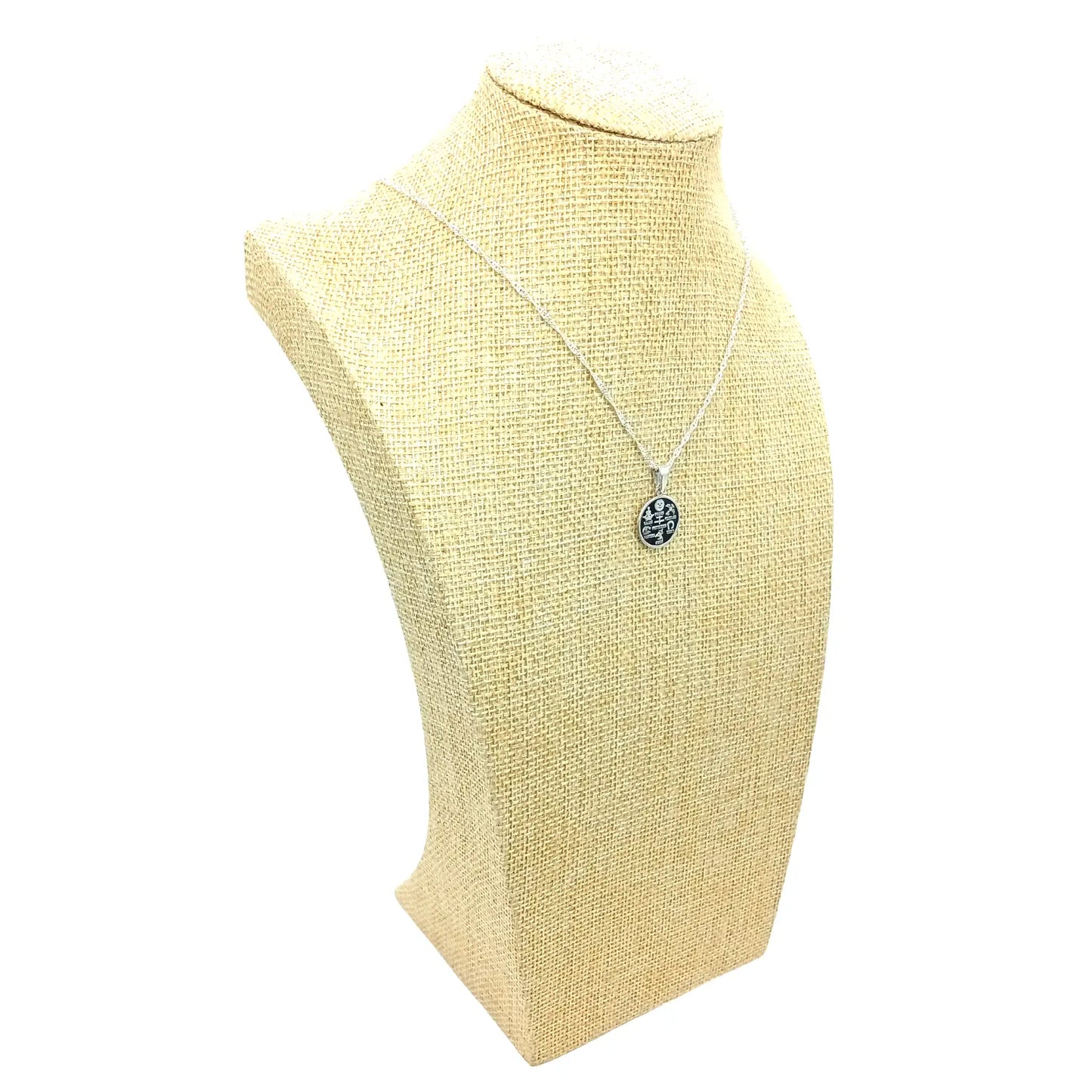 Collar 7 Poderes Amuleto de Plata – Abre Caminos - Bisutería Lola D