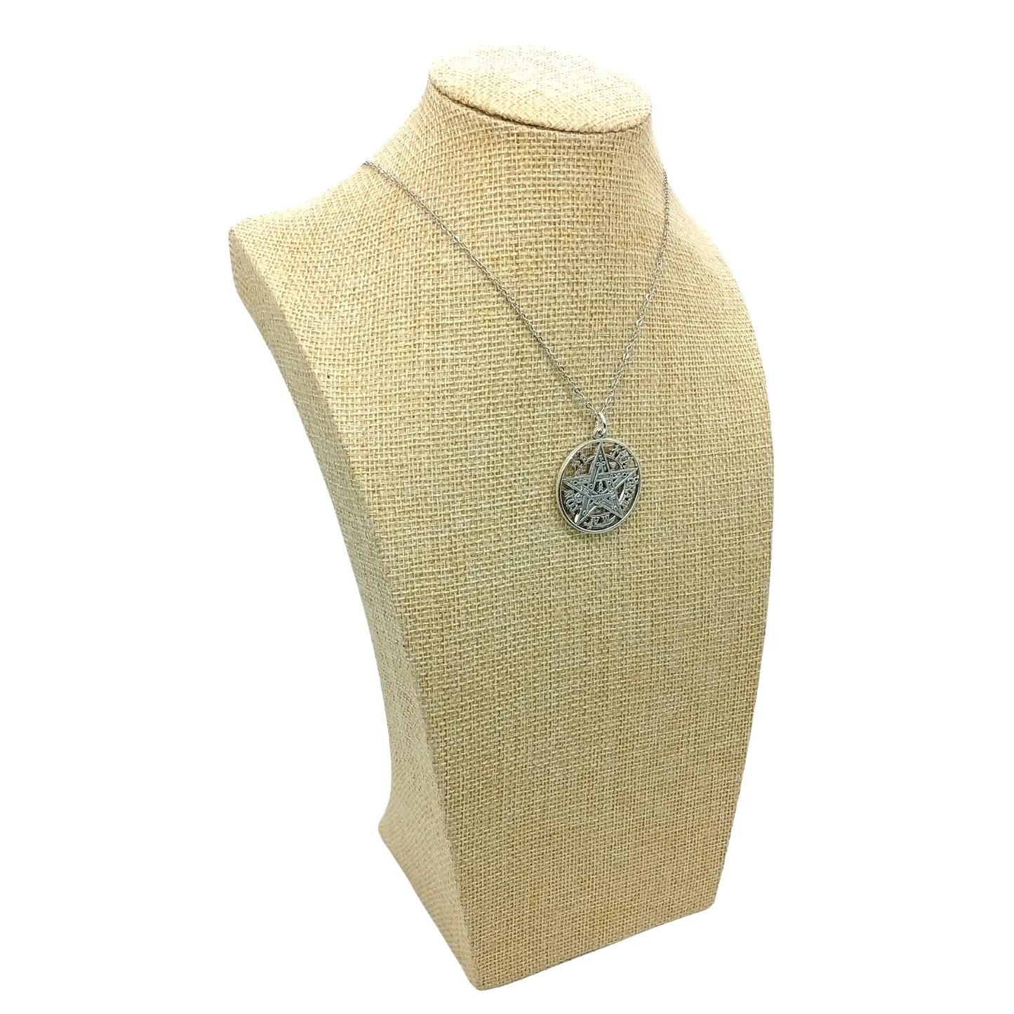Collar Tetragrámaton de Acero Inoxidable Para Protección - Bisutería Lola E