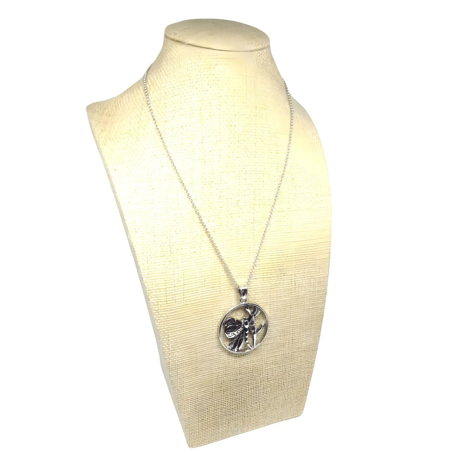 Collar de Acero Inoxidable dije Libélula - Bisutería Lola C