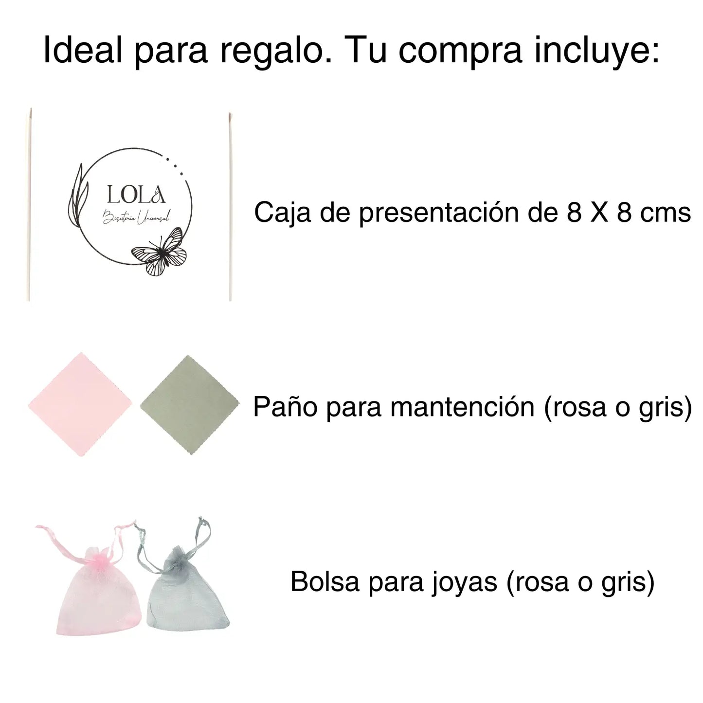 Joya Ideal para Regalo - Bisuteria Lola PU610