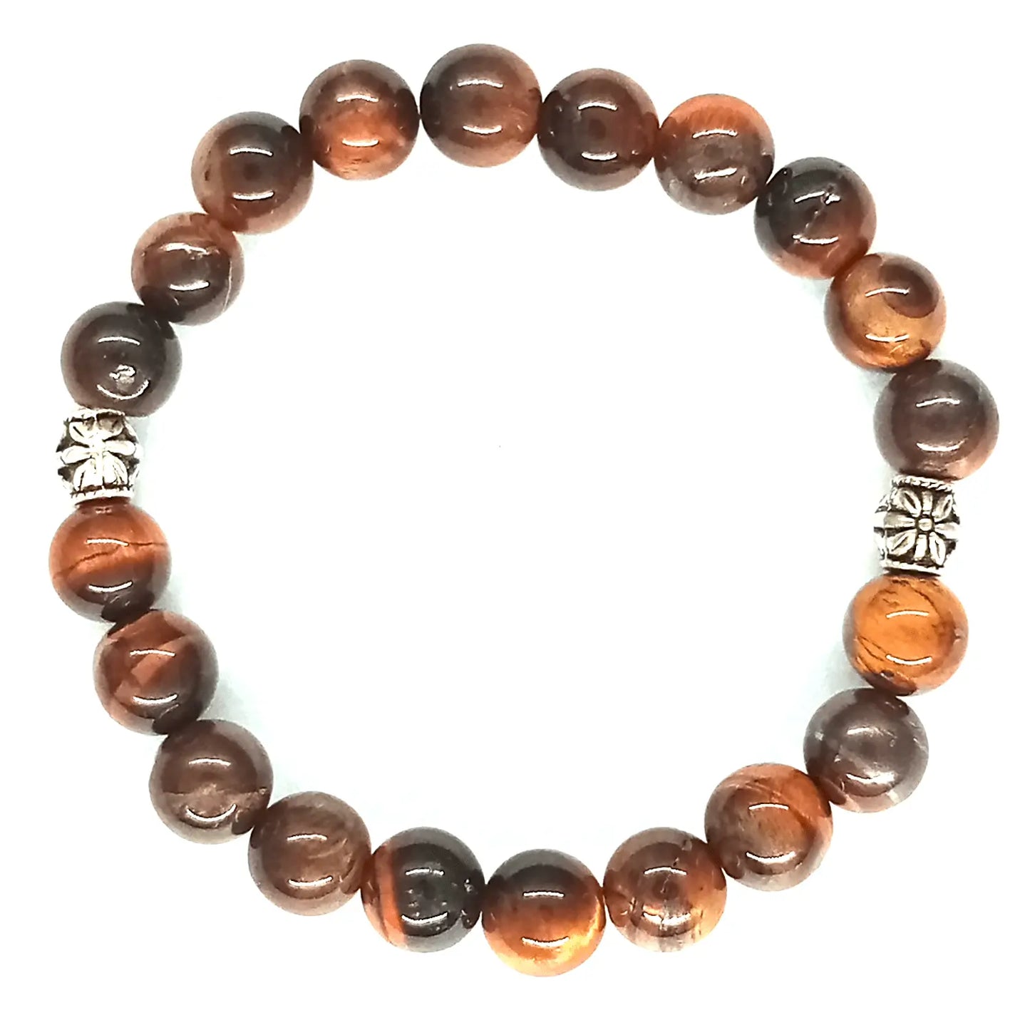 Pulsera Artesanal Ojo de Tigre – Piedra Natural 8mm