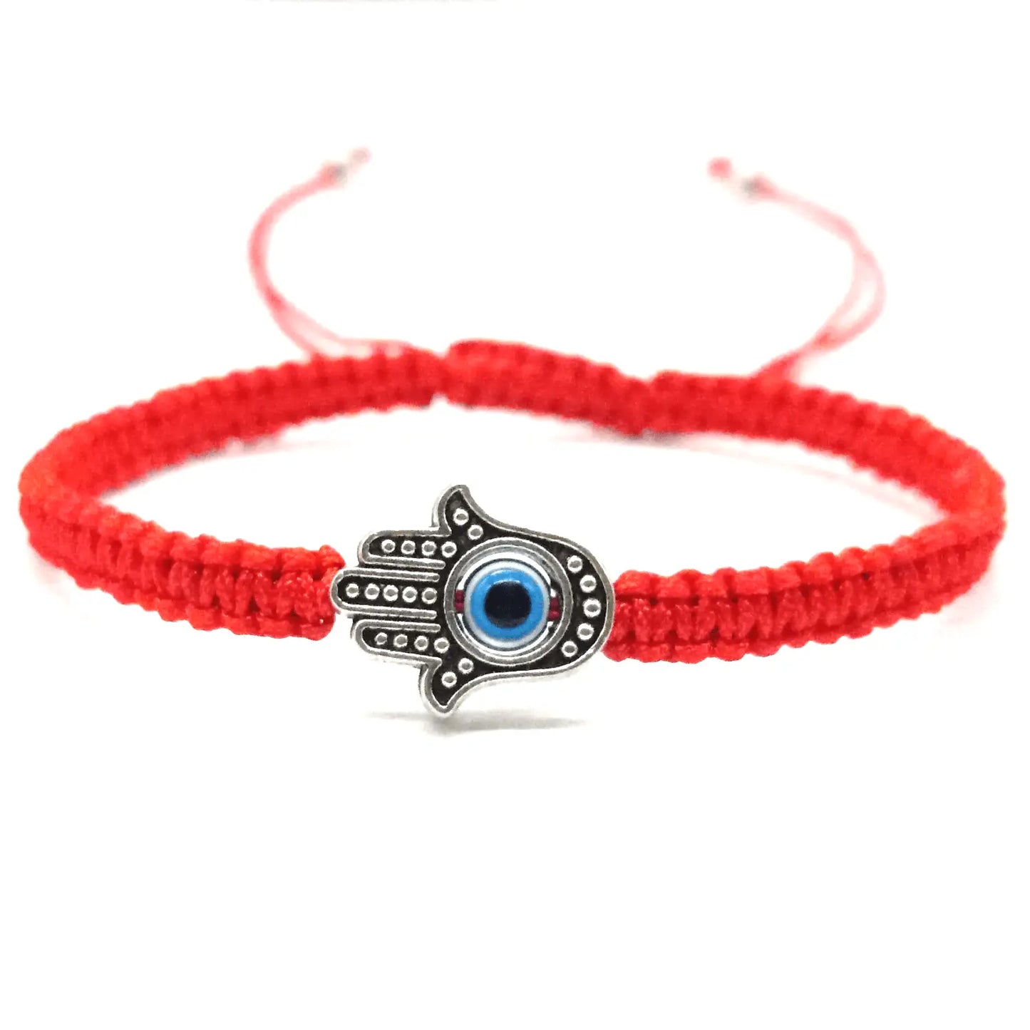 Pulsera Mano de Fátima con Ojo Turco - Pulsera Hilo Rojo - Bisuteria Lola C