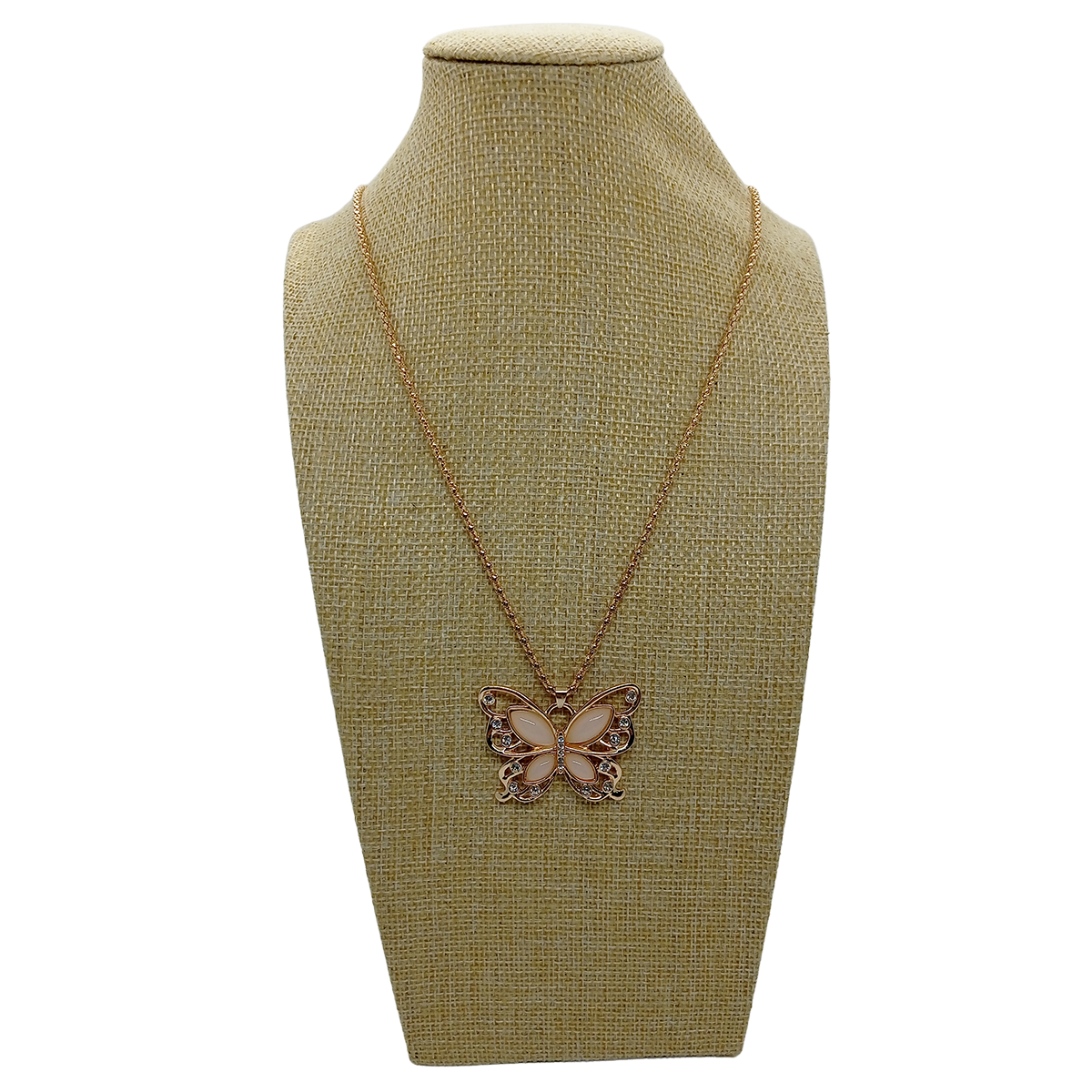 Collar Mariposa Rosa