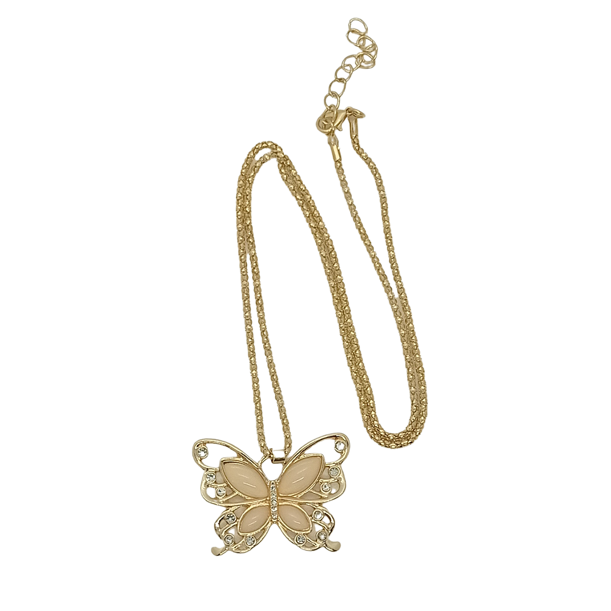Collar Mariposa Rosa