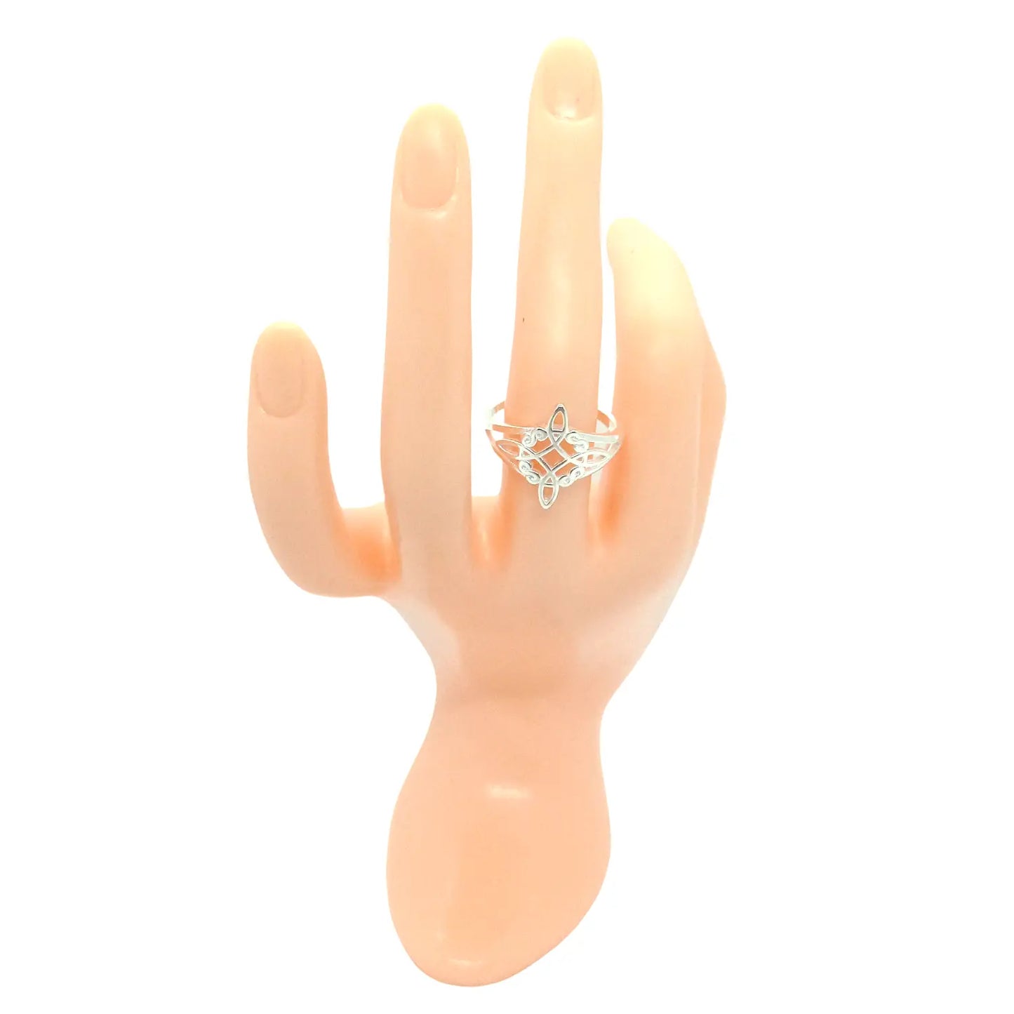 Anillo Nudo de Bruja – Plata de Ley 925 B