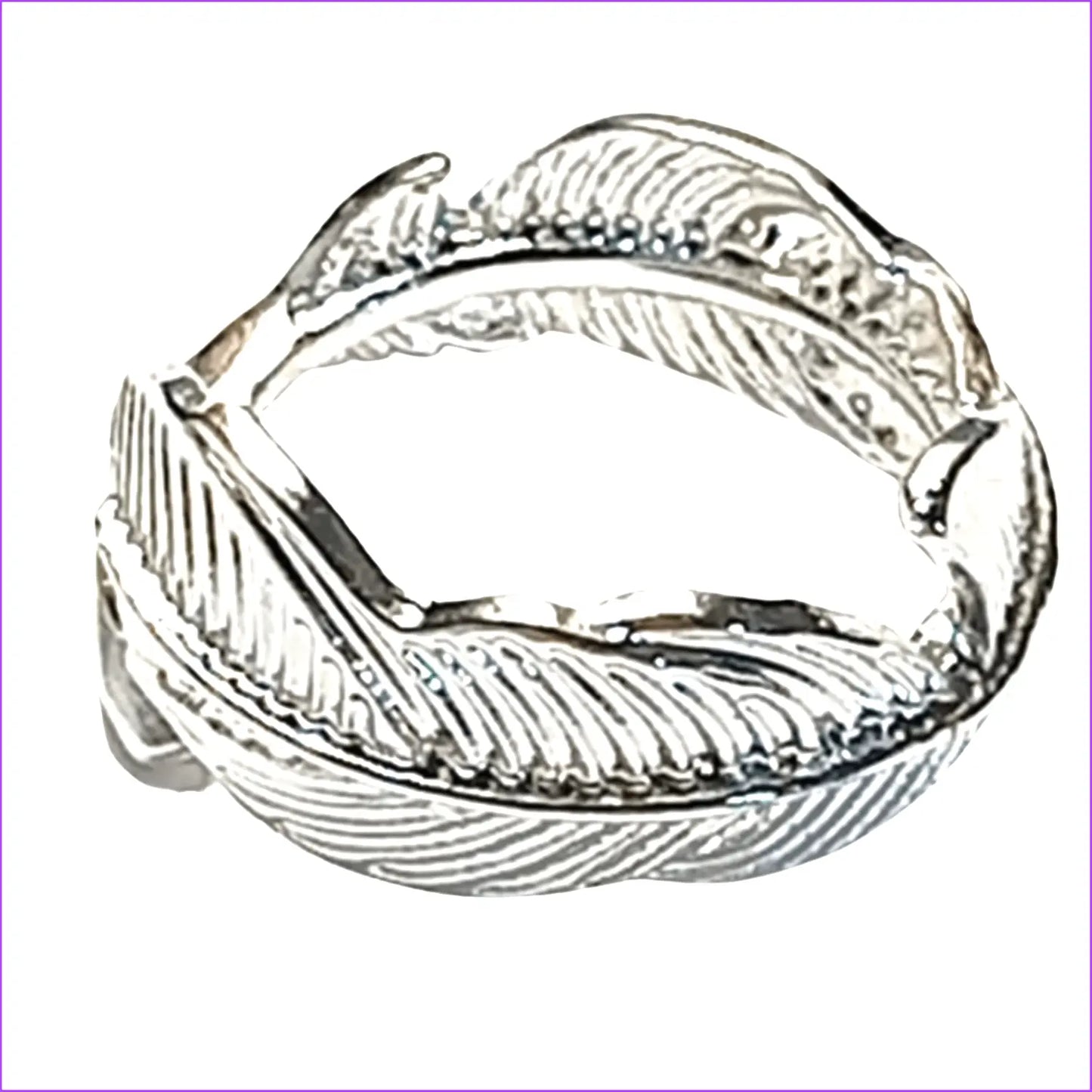 Anillo Pluma de ángel – Plata de Ley 925