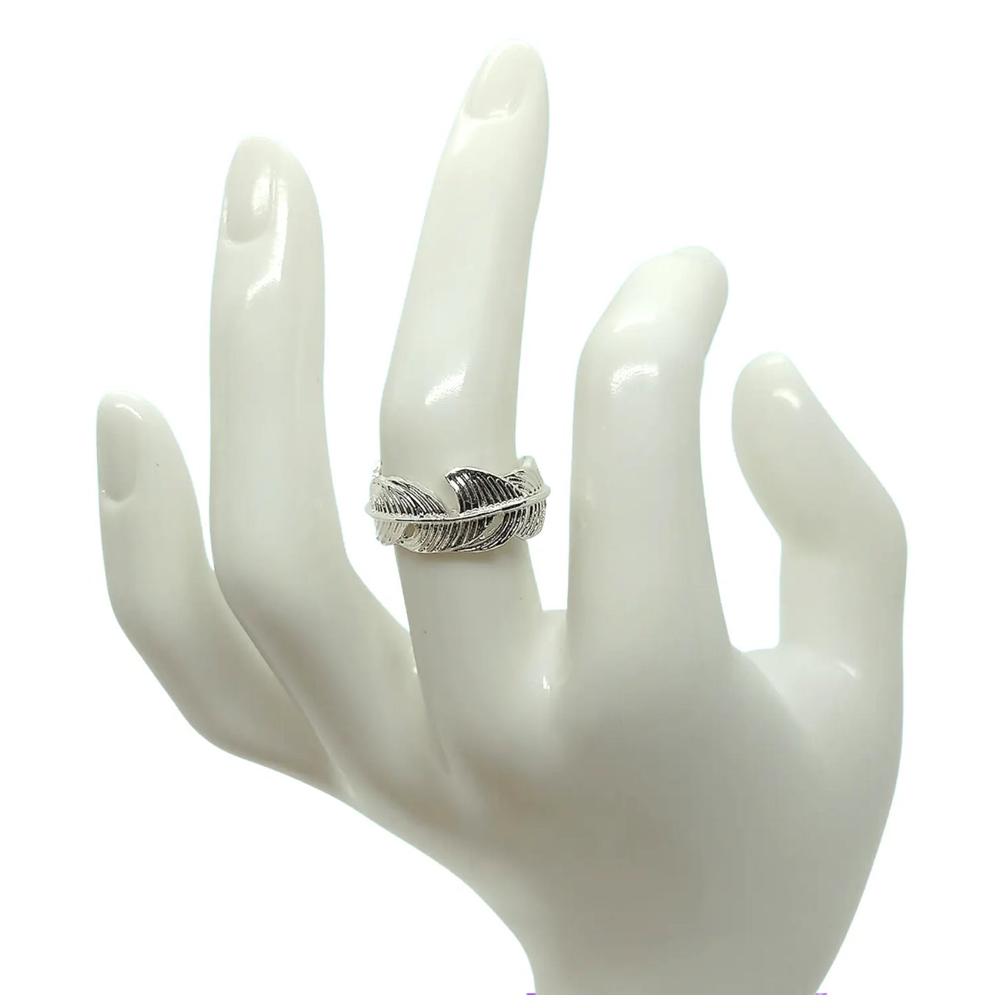 Anillo Pluma de ángel – Plata de Ley 925