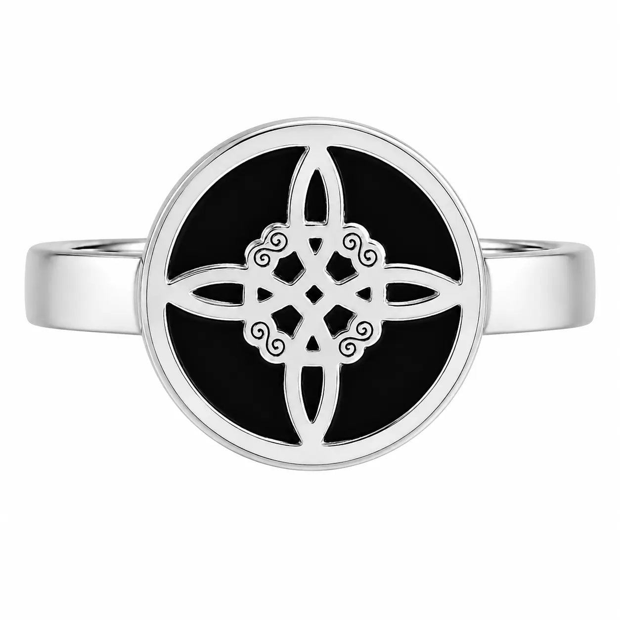 Anillo Nudo de Bruja Celta Irlandés Ajustable Contra Energías Negativas - Bisutería Lola A