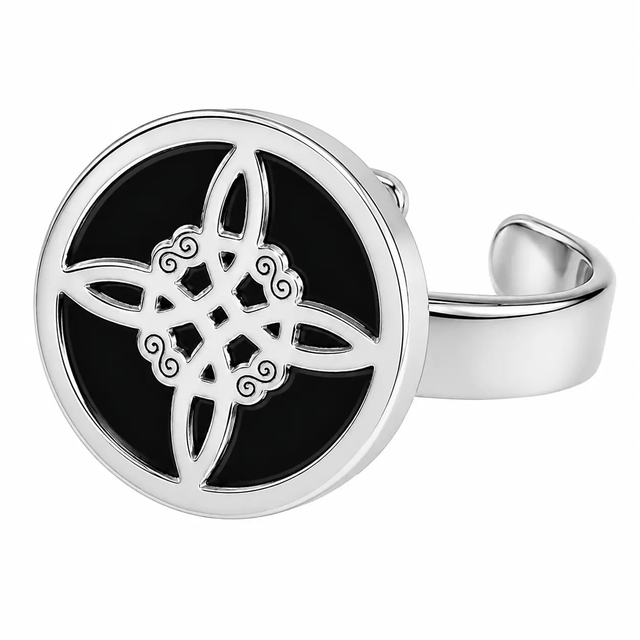 Anillo Nudo de Bruja Celta Irlandés Ajustable Contra Energías Negativas - Bisutería Lola D