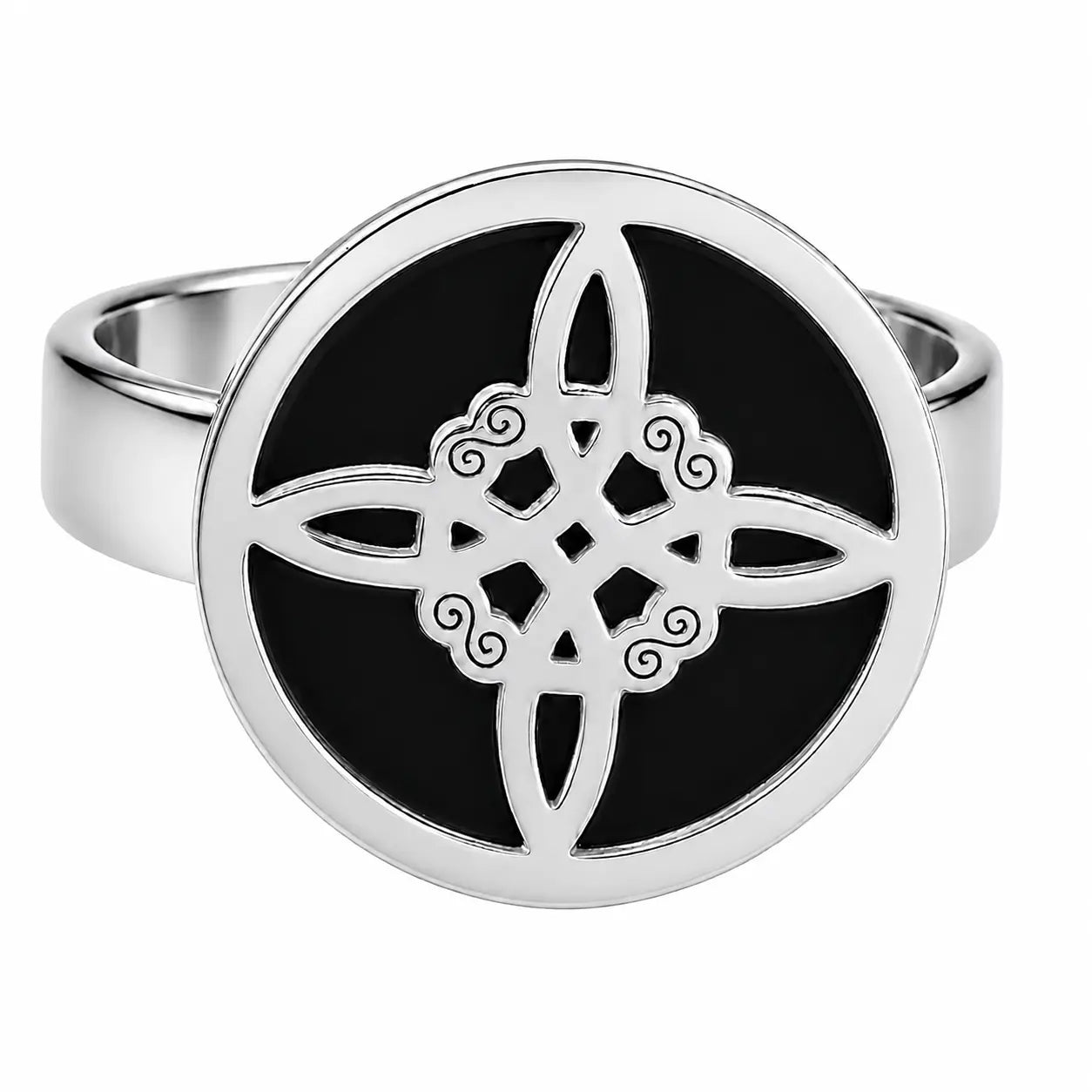 Anillo Nudo de Bruja Celta Irlandés Ajustable Contra Energías Negativas - Bisutería Lola F