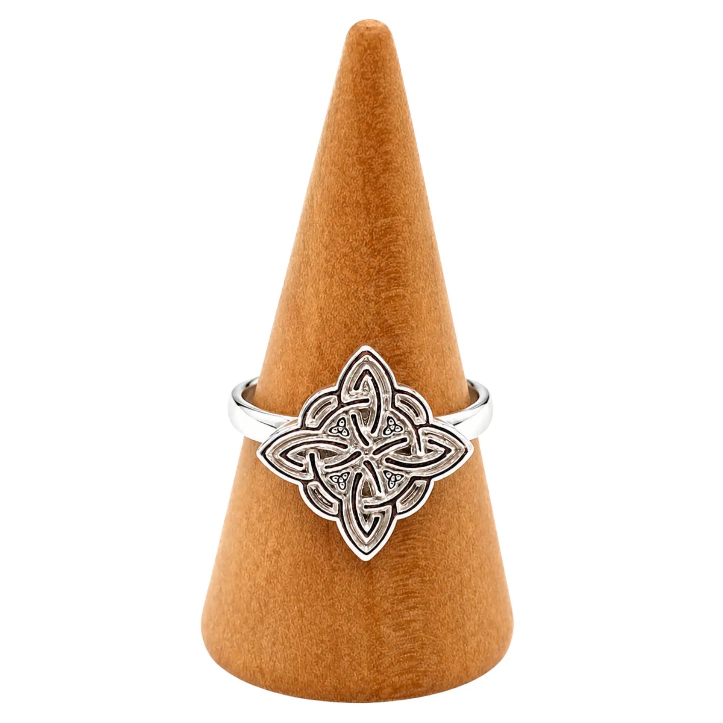 Anillo Nudo de Bruja Plata Ajustable de Protección - Bisutería Lola B