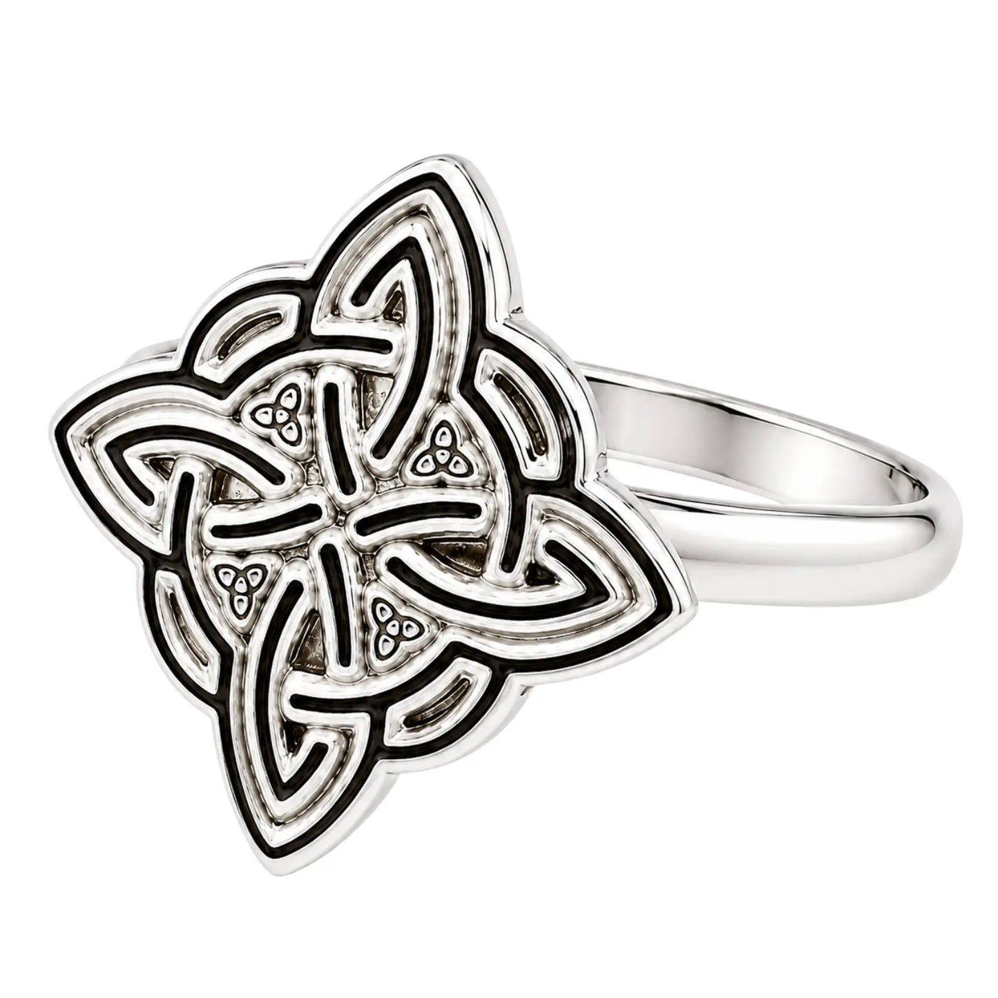 Anillo Nudo de Bruja Plata Ajustable de Protección - Bisutería Lola D
