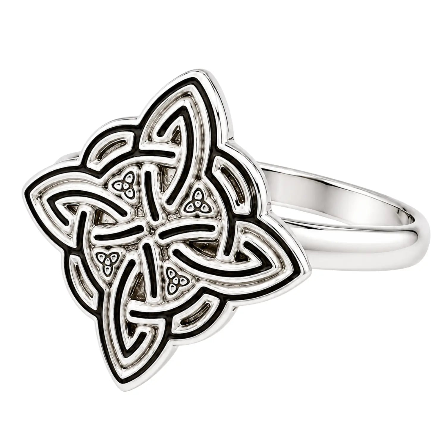 Anillo Nudo de Bruja Plata Ajustable de Protección - Bisutería Lola D