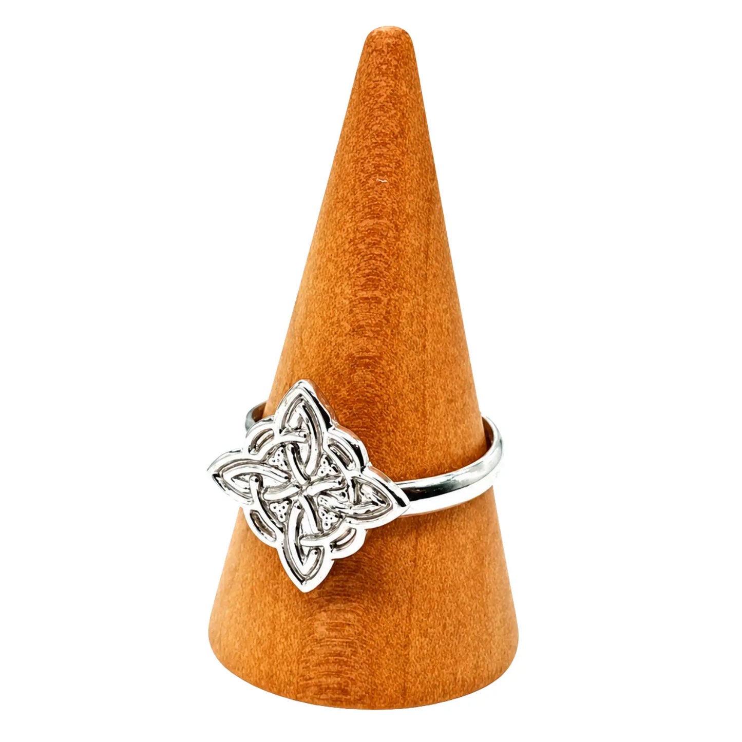 Anillo Nudo de Bruja Plata Ajustable de Protección - Bisutería Lola E