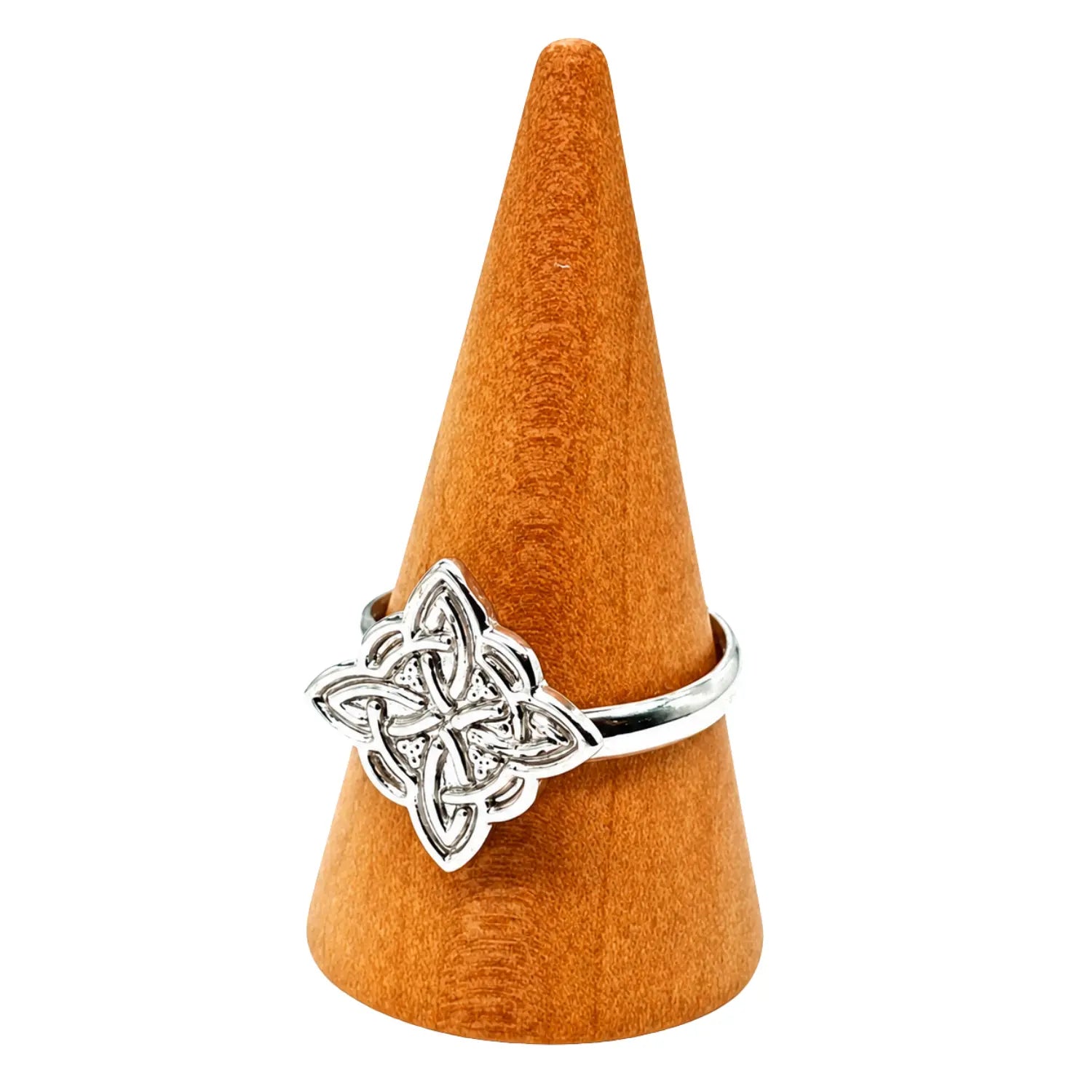 Anillo Nudo de Bruja Plata Ajustable de Protección - Bisutería Lola E