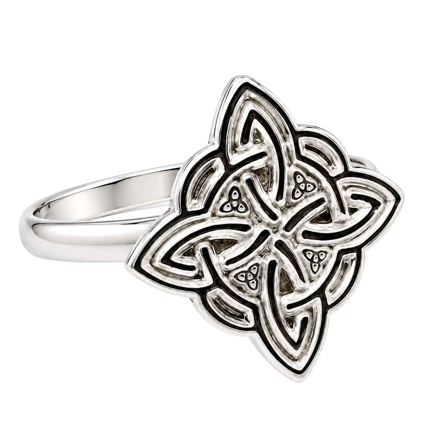 Anillo Nudo de Bruja Plata Ajustable de Protección - Bisutería Lola F