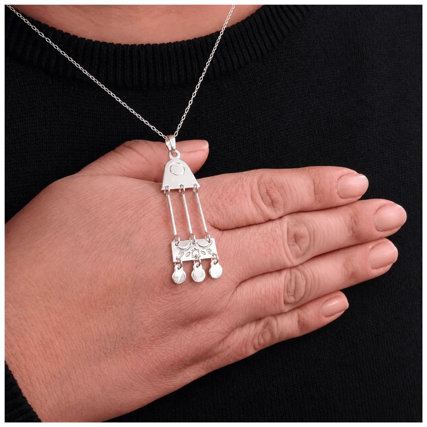 Collar Trapelacucha de Plata - Bisutería Lola B