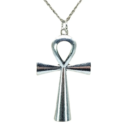 Collar Cruz Egipcia Ankh Acero Inoxidable Amuleto ancestral - Bisutería Lola A