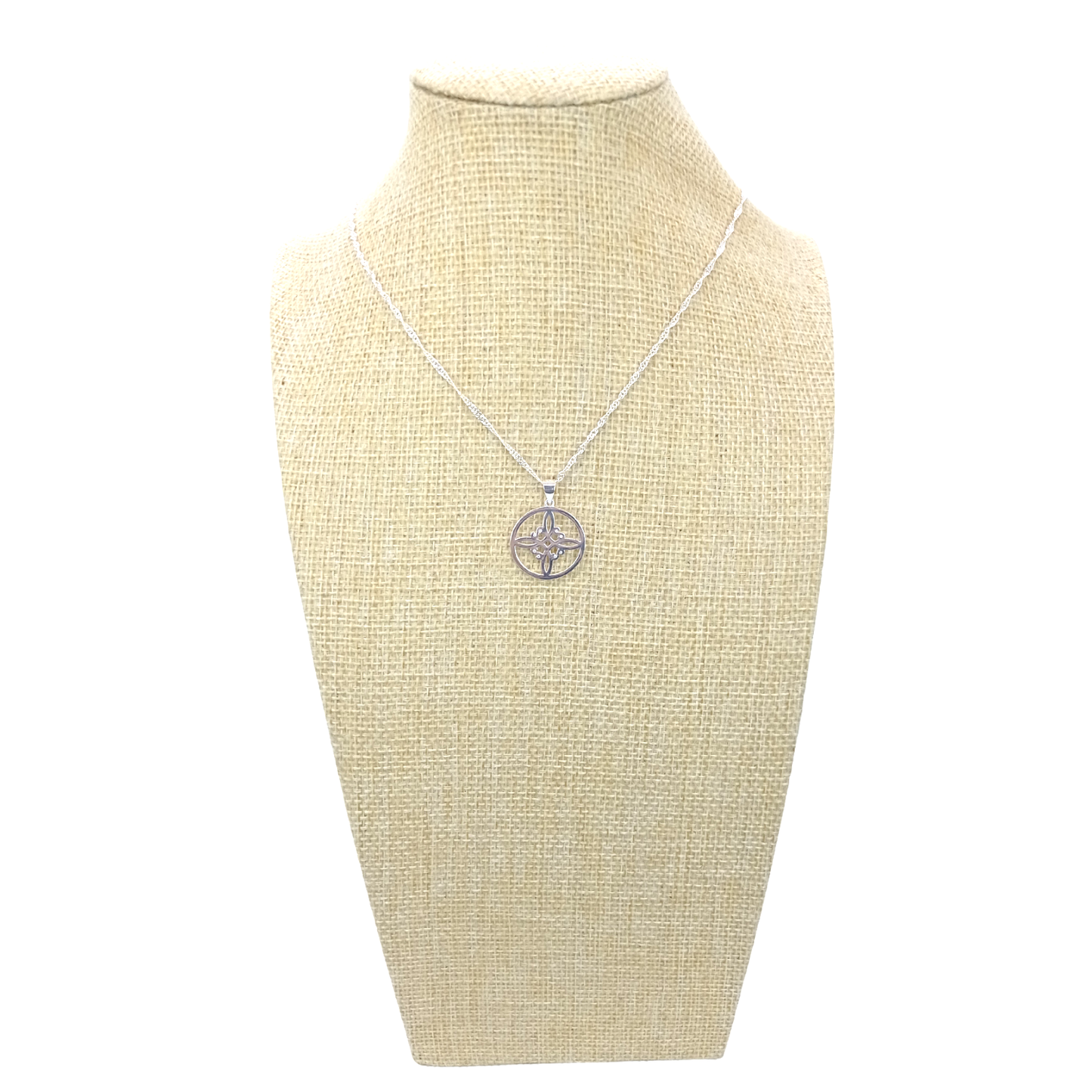 Collar Nudo de Bruja Plata 925 para las Energías - Bisutería Lola E