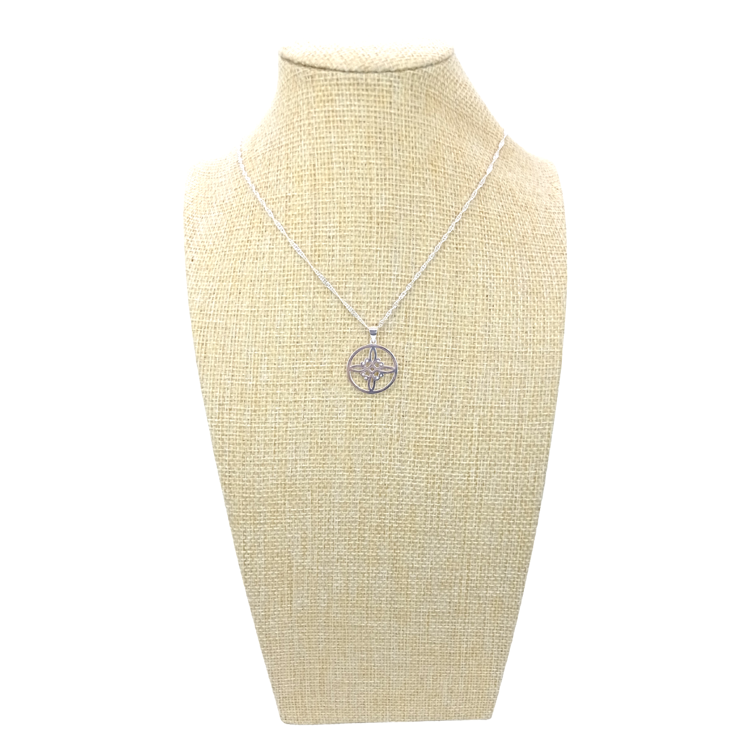Collar Nudo de Bruja Plata 925 para las Energías - Bisutería Lola E