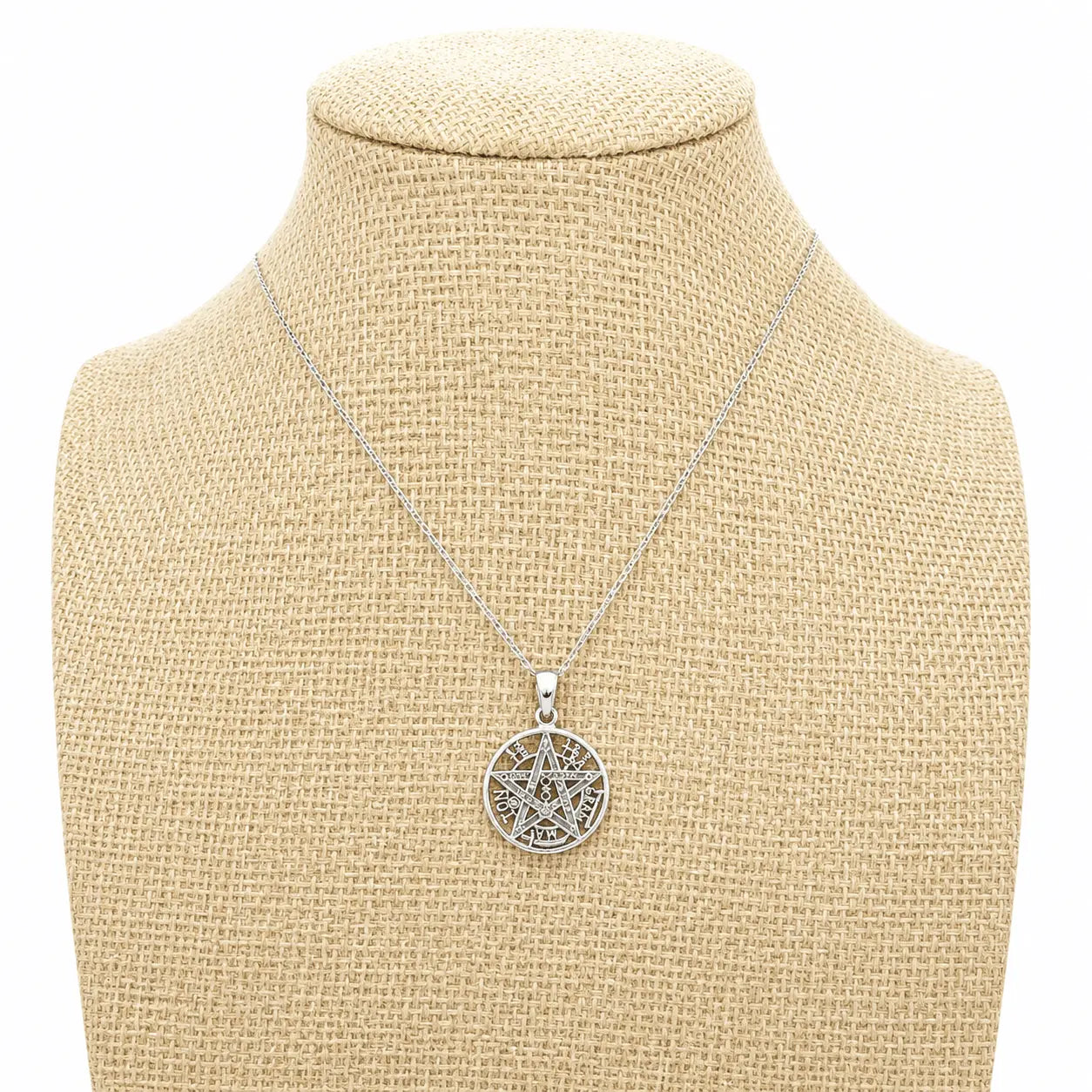 Collar Tetragrámaton de Plata para Protección - Bisutería Lola E