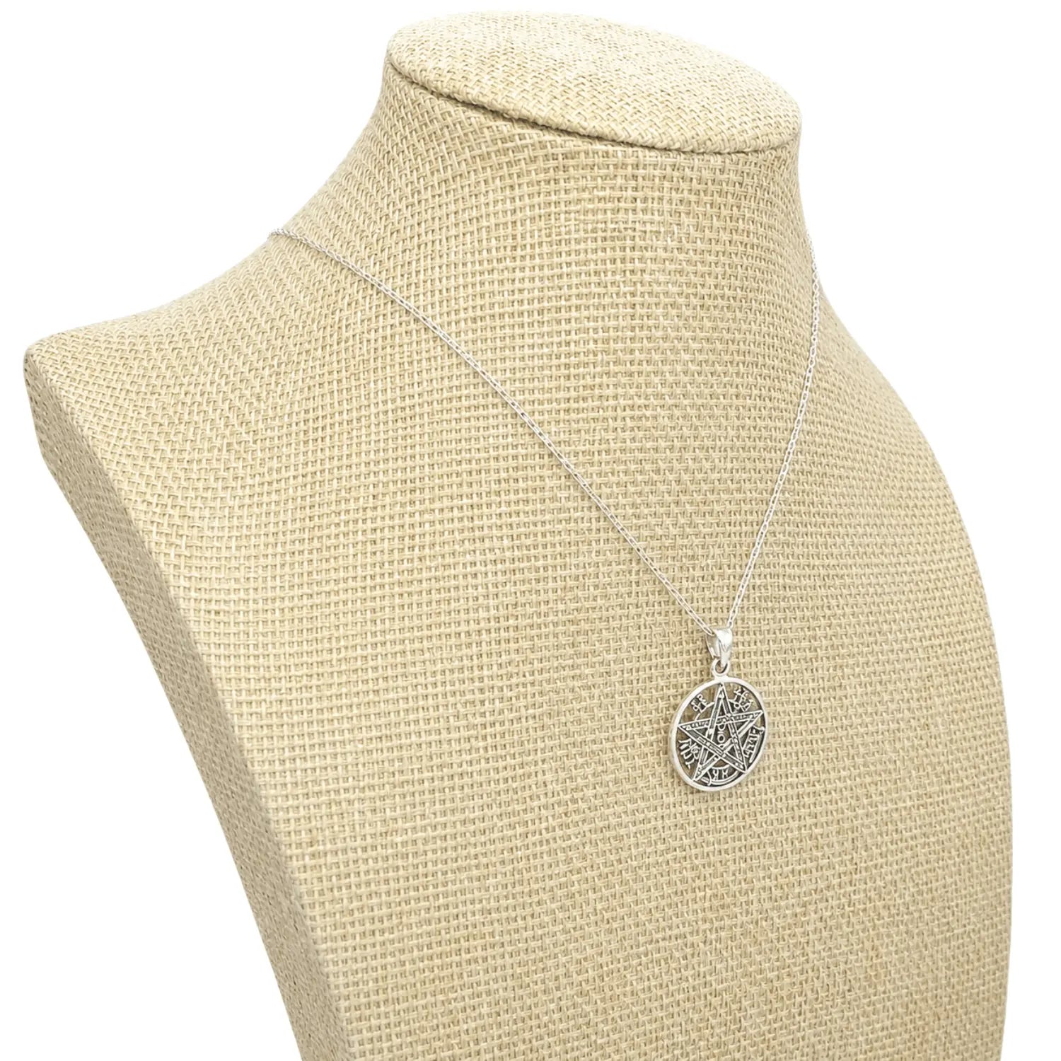 Collar Tetragrámaton de Plata para Protección - Bisutería Lola F