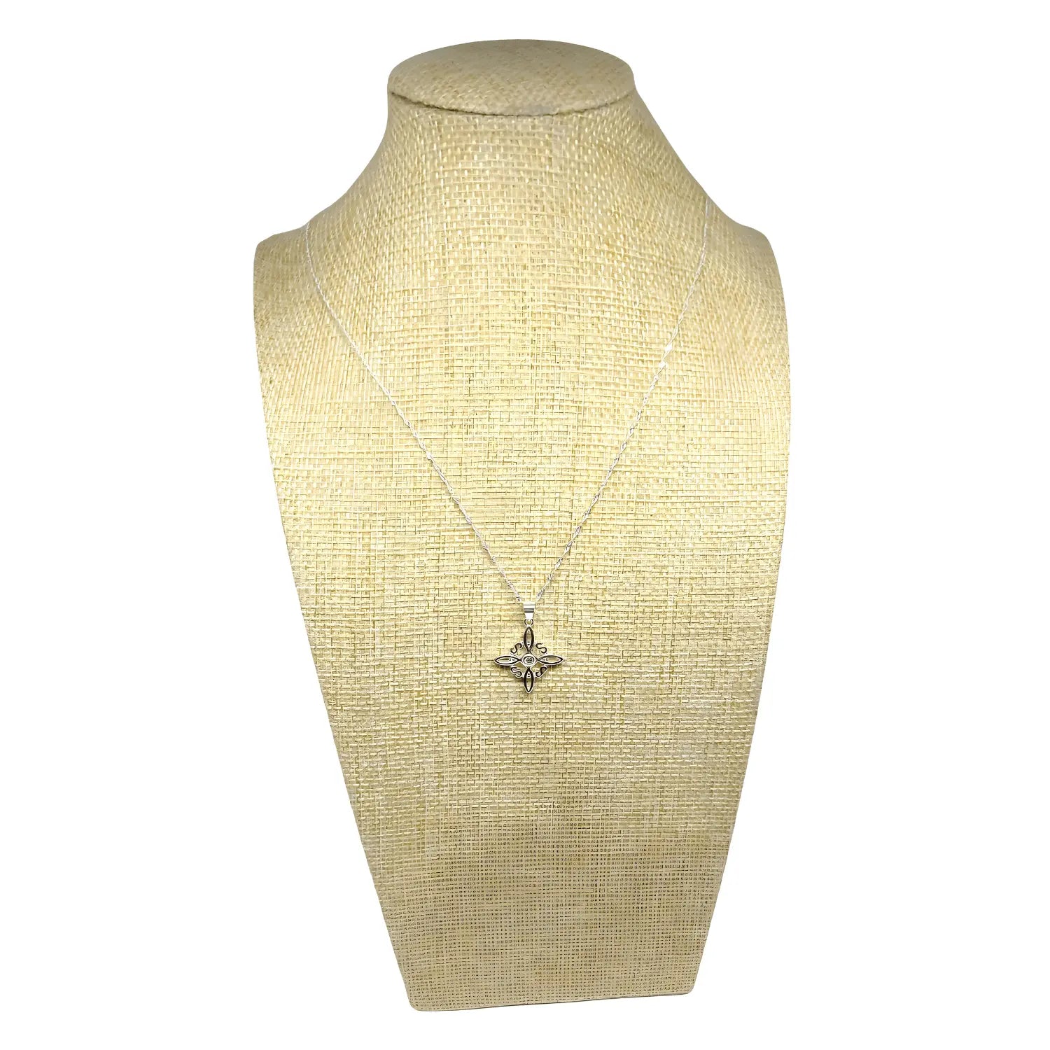 Collar de Protección Nudo de Bruja de Plata con Zircón - Bisutería Lola 2