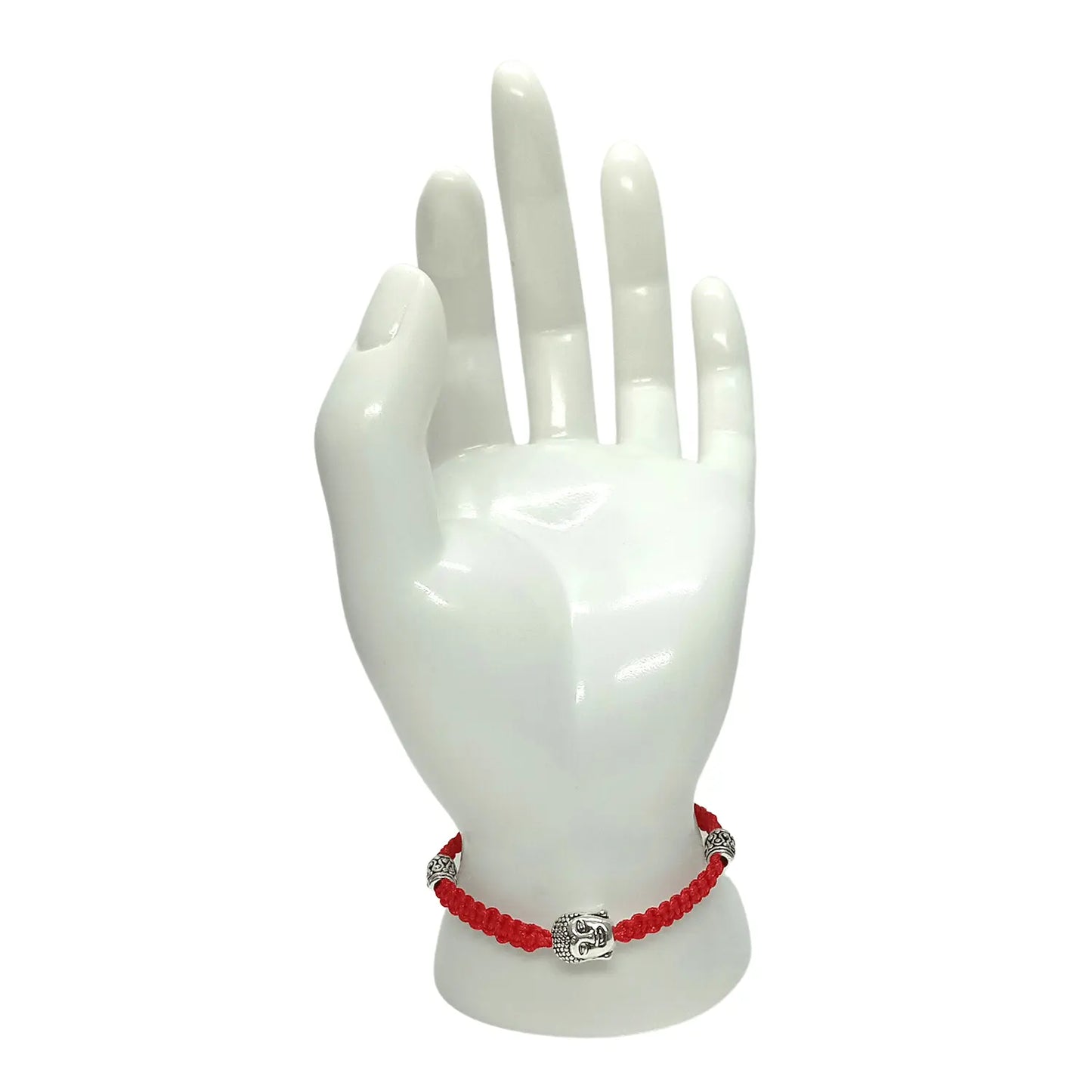 Pulsera Artesanal Hilo Rojo con dije de Buda