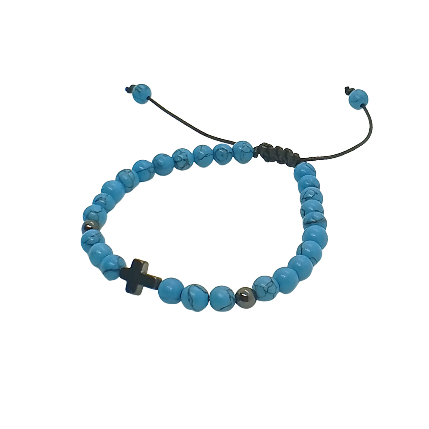 Pulsera Celeste – Piedra Natural Turquesa de 6mms