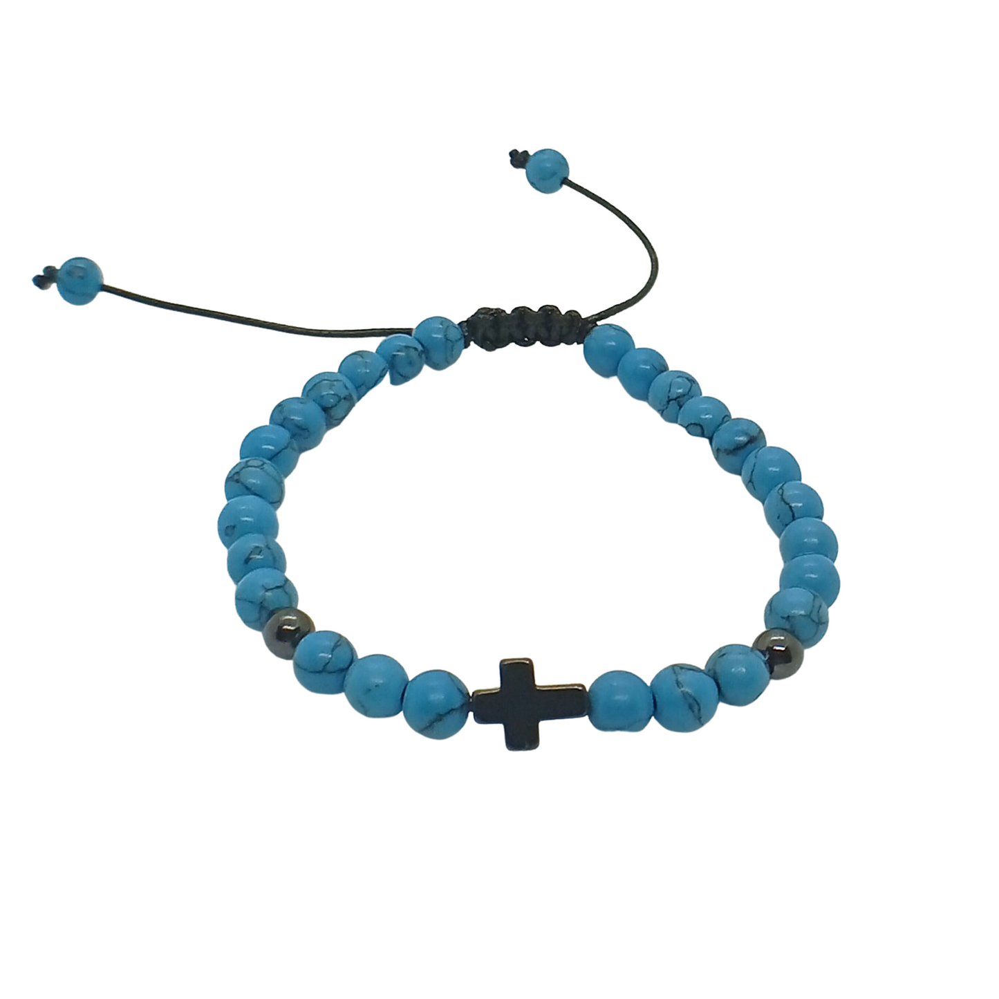 Pulsera Celeste – Piedra Natural Turquesa de 6mms