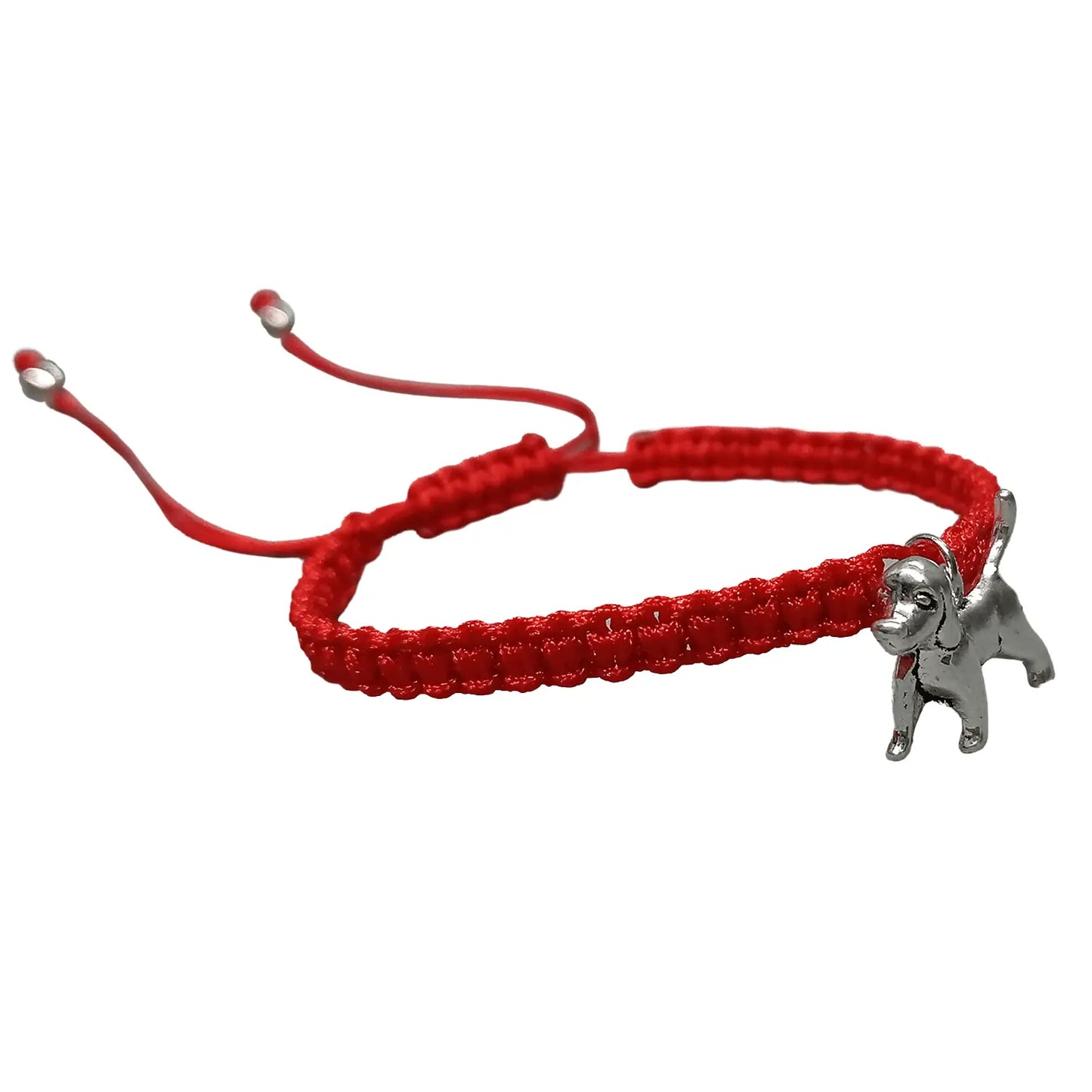 Pulsera Hilo Rojo con Dije de Perrito