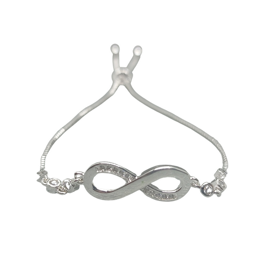 Pulsera Infinito – Plata de Ley 925 con Zirconia Cúbica