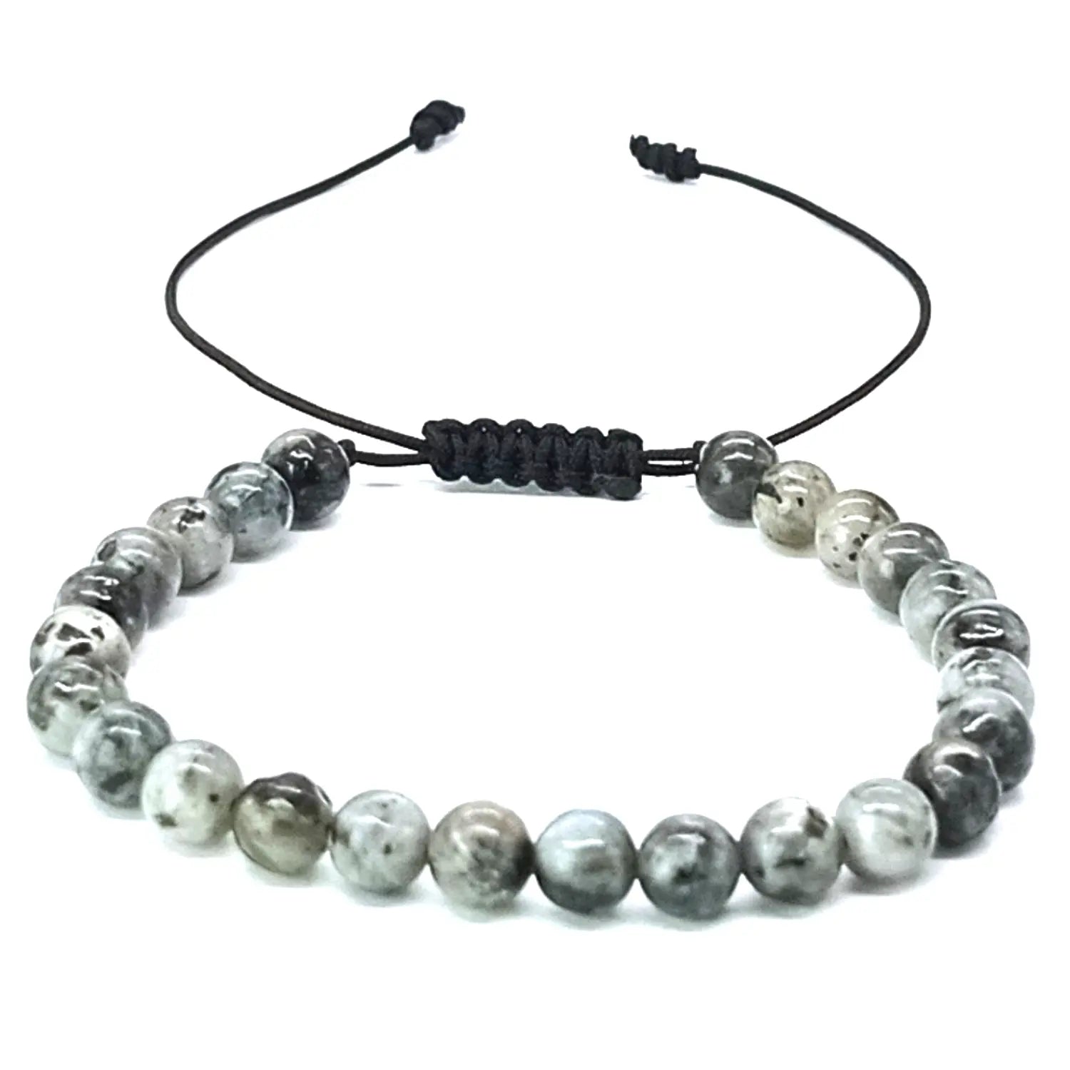 Pulsera Larvikita Natural Protección, Equilibrio y Energía Positiva - Bisutería Lola A