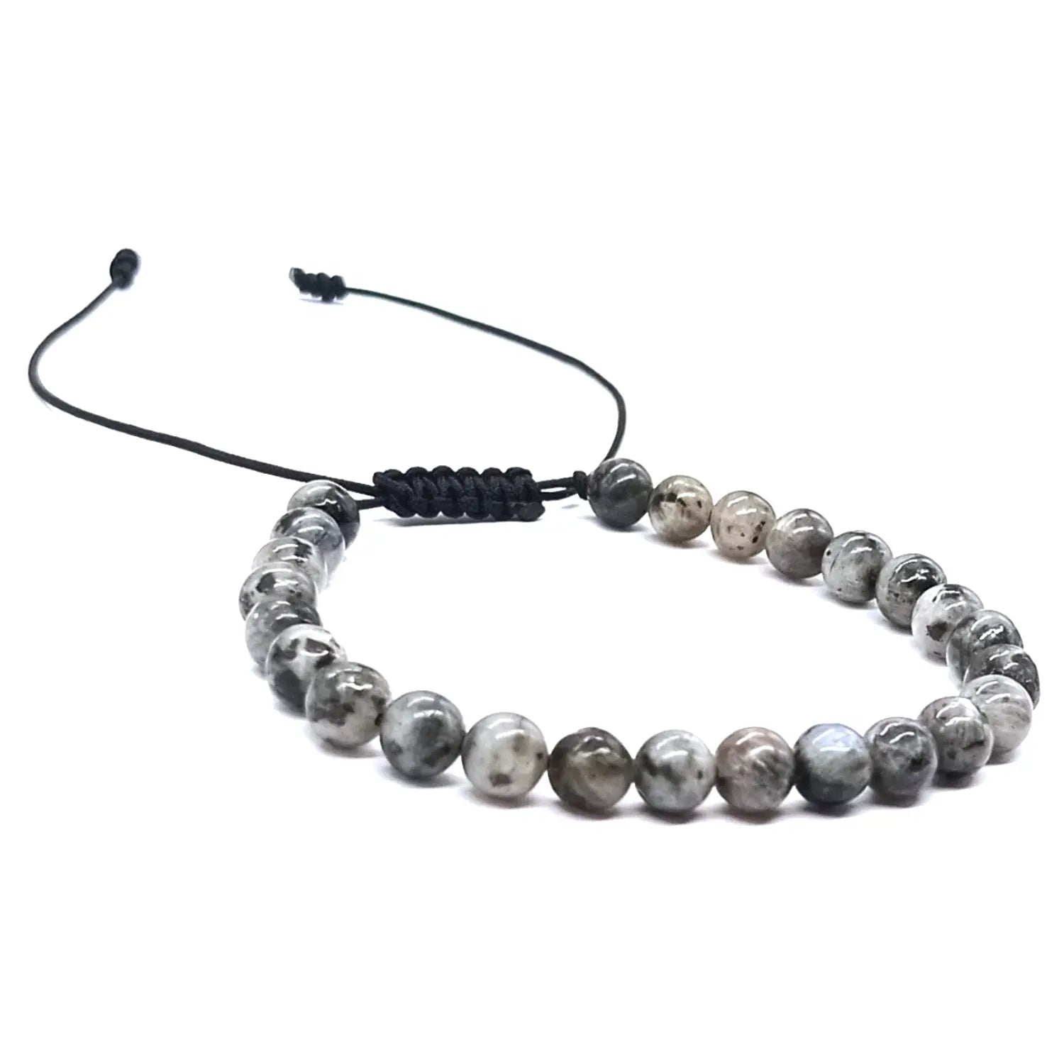 Pulsera Larvikita Natural Protección, Equilibrio y Energía Positiva - Bisutería Lola D