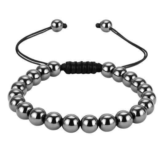 Pulsera Hematita Imantada Protección Energética - Bisuteria Lola A