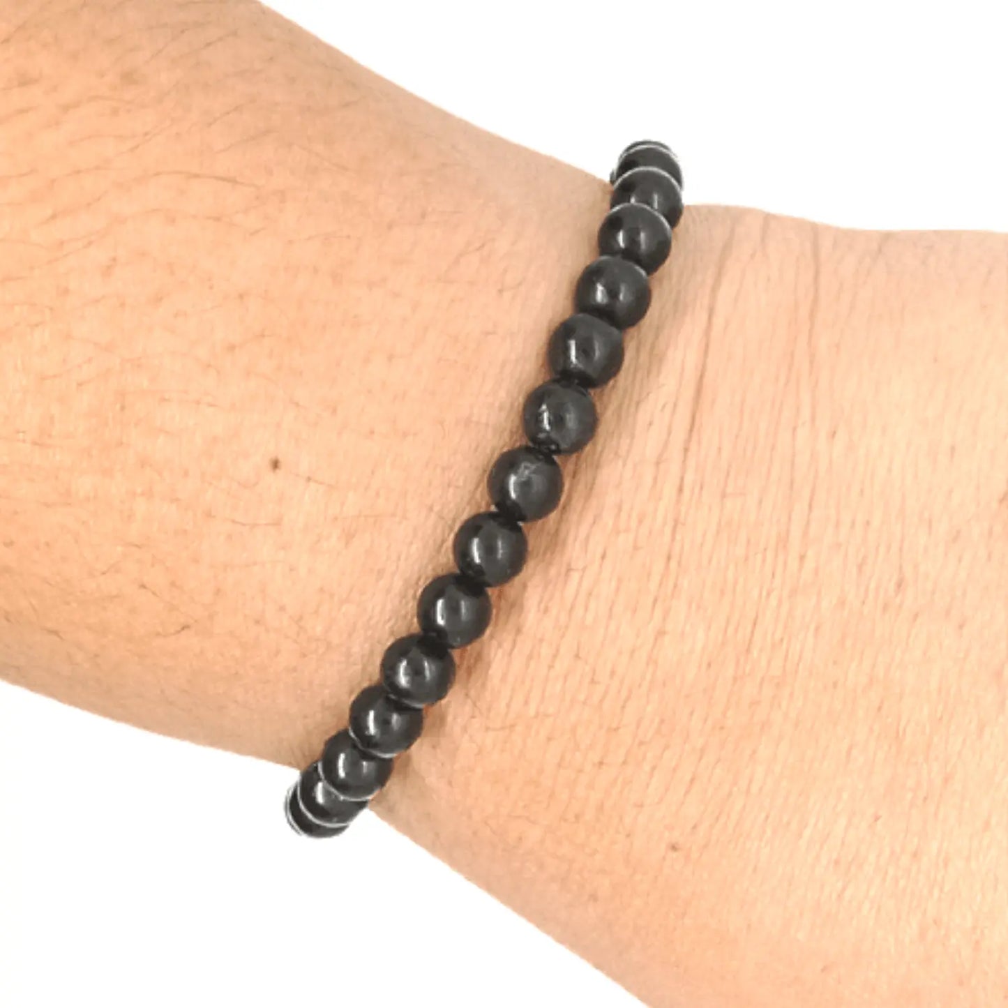 Pulsera Shungita Ajustable - Piedra Natural Original C