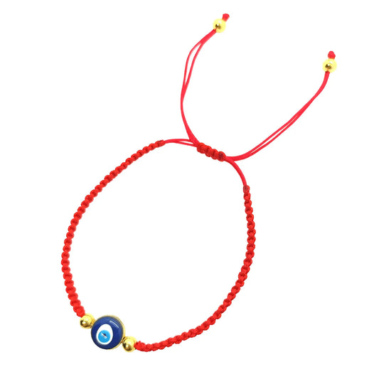 Pulsera de Protección Hilo Rojo con Ojo Turco