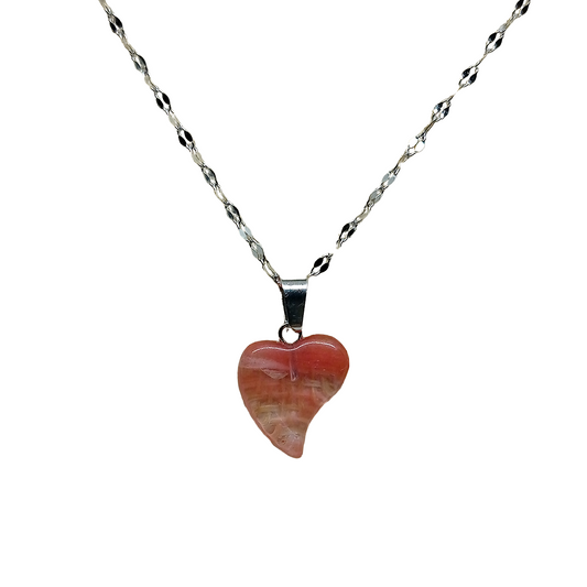 Colgante Corazón Sandia – Piedra de Sandia